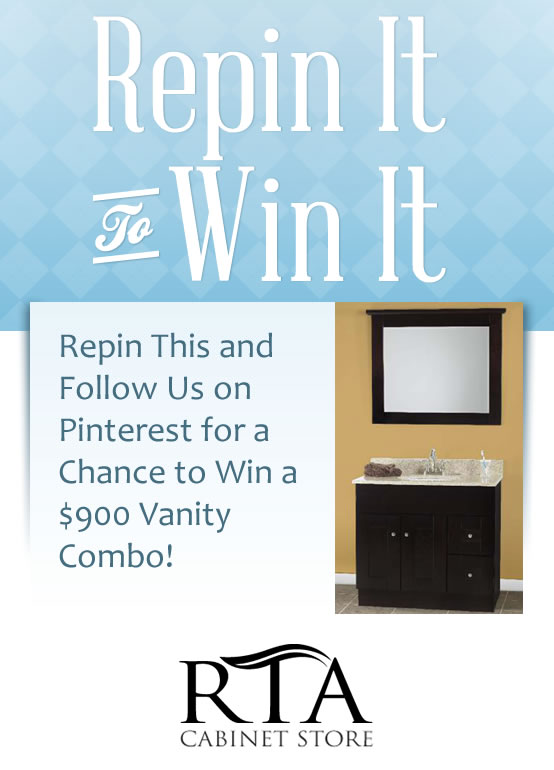 Win a Free vanity combo from RTA Cabinet Store