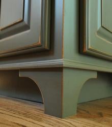 Cabinet Feet Add High End Furniture Look Burrows Cabinets