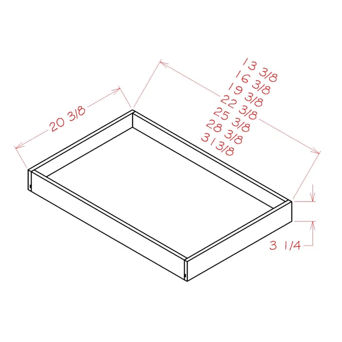 24" Rollout Shelf